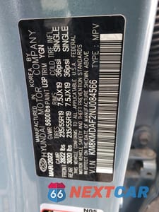 Zdjęcie 14 z 14 samochodu: 2022 HYUNDAI IONIQ 5 SE VIN:KM8KMDAF2NU084566 - miniatura