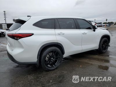 Trzecie zdjęcie samochodu z tyłu: 2023 TOYOTA HIGHLANDER L VIN:5TDKDRAH6PS032836 - miniatura