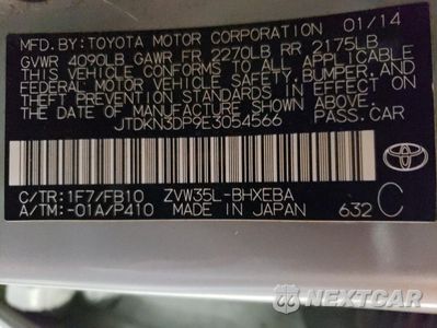 Zdjęcie 14 z 14 samochodu: 2014 TOYOTA PRIUS PLUG-IN VIN:JTDKN3DP9E3054566 - miniatura