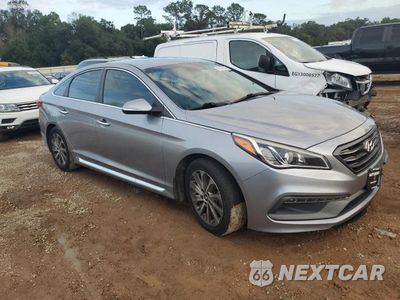 Czwarte zdjęcie samochodu z boku: 2015 HYUNDAI SONATA SPORT VIN:5NPE34AF1FH242900 - miniatura