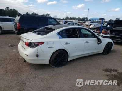 Trzecie zdjęcie samochodu z tyłu: 2015 INFINITI Q50 BASE VIN:JN1BV7APXFM338699 - miniatura