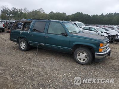 Czwarte zdjęcie samochodu z boku: 1998 CHEVROLET SUBURBAN C1500 VIN:3GNEC16R3WG133520 - miniatura