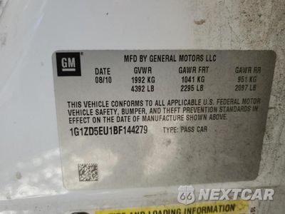 Zdjęcie 12 z 12 samochodu: 2011 CHEVROLET MALIBU 2LT VIN:1G1ZD5EU1BF144279 - miniatura