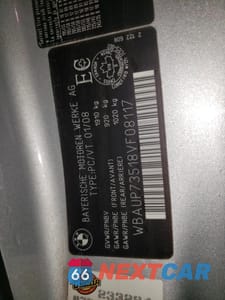 Zdjęcie 13 z 13 samochodu: 2008 BMW 128 I VIN:WBAUP73518VF08117 - miniatura