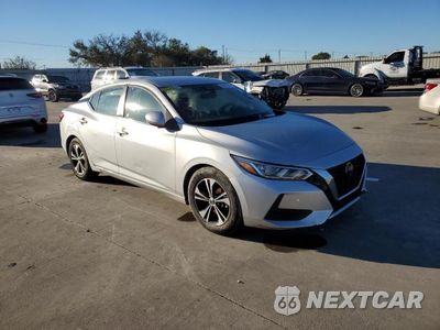 Czwarte zdjęcie samochodu z boku: 2021 NISSAN SENTRA SV VIN:3N1AB8CV1MY249460 - miniatura