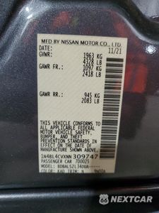 Zdjęcie 12 z 12 samochodu: 2022 NISSAN ALTIMA SR VIN:1N4BL4CVXNN309747 - miniatura