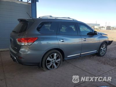 Trzecie zdjęcie samochodu z tyłu: 2016 NISSAN PATHFINDER S VIN:5N1AR2MN5GC657053 - miniatura