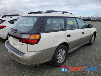 Trzecie zdjęcie samochodu z tyłu: 2002 SUBARU LEGACY OUTBACK VIN:4S3BH665X27644946 - miniatura