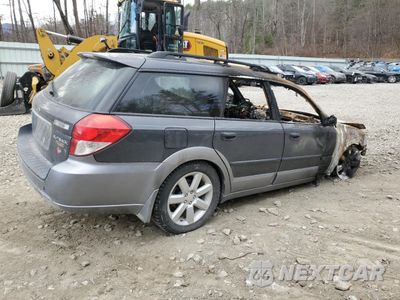 Trzecie zdjęcie samochodu z tyłu: 2009 SUBARU OUTBACK 2.5I VIN:4S4BP61C097336800 - miniatura