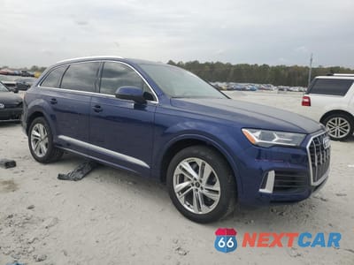 Czwarte zdjęcie samochodu z boku: 2021 AUDI Q7 PREMIUM PLUS VIN:WA1LXAF79MD025118 - miniatura