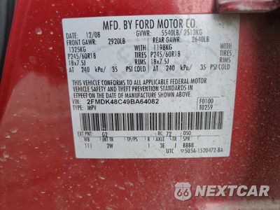 Zdjęcie 14 z 14 samochodu: 2009 FORD EDGE SEL VIN:2FMDK48C49BA64082 - miniatura