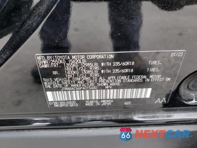 Zdjęcie 13 z 13 samochodu: 2023 TOYOTA BZ4X XLE VIN:JTMABACA6PA015440 - miniatura
