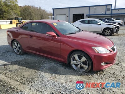 Czwarte zdjęcie samochodu z boku: 2010 LEXUS IS 250 VIN:JTHFF2C26A2510424 - miniatura