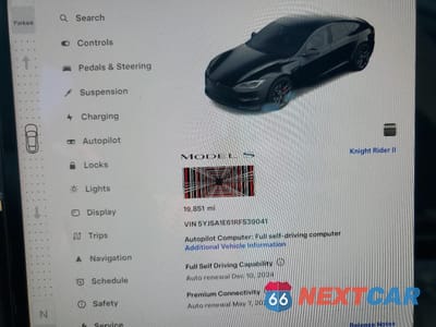 Zdjęcie 9 z 14 samochodu: 2024 TESLA MODEL S VIN:5YJSA1E61RF539041 - miniatura