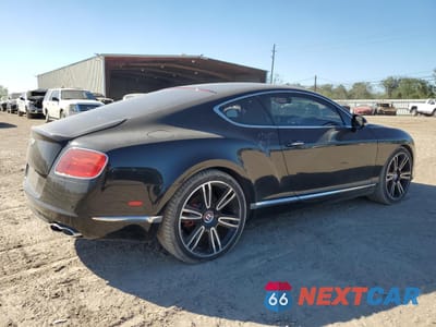 Trzecie zdjęcie samochodu z tyłu: 2013 BENTLEY CONTINENTAL GT V8 VIN:SCBFT7ZA1DC083595 - miniatura