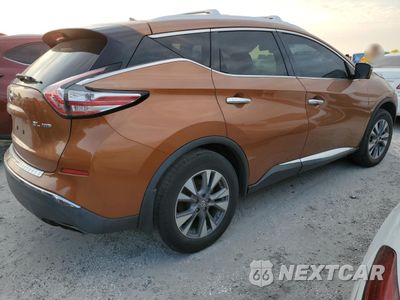 Trzecie zdjęcie samochodu z tyłu: 2015 NISSAN MURANO S VIN:5N1AZ2MH2FN227266 - miniatura