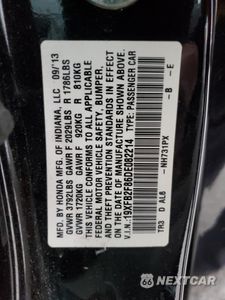 Zdjęcie 15 z 15 samochodu: 2013 HONDA CIVIC EX VIN:19XFB2F86DE082214 - miniatura