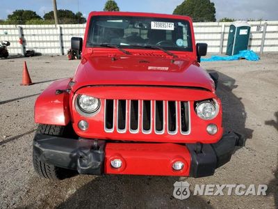Piąte zdjęcie samochodu w środku: 2017 JEEP WRANGLER UNLIMITED SAHARA VIN:1C4BJWEG7HL520625 - miniatura
