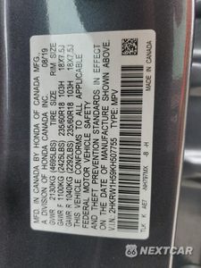 Zdjęcie 16 z 16 samochodu: 2019 HONDA CR-V EX VIN:2HKRW1H59KH507755 - miniatura