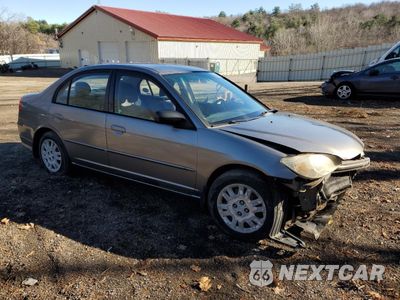 Czwarte zdjęcie samochodu z boku: 2005 HONDA CIVIC LX VIN:JHMES16545S005530 - miniatura