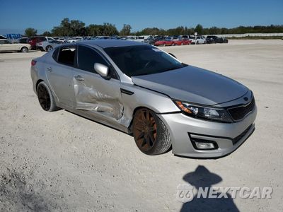 Czwarte zdjęcie samochodu z boku: 2014 KIA OPTIMA LX VIN:5XXGM4A76EG264349 - miniatura