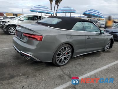 Trzecie zdjęcie samochodu z tyłu: 2023 AUDI S5 PRESTIGE VIN:WAUY4GF51PN006676 - miniatura