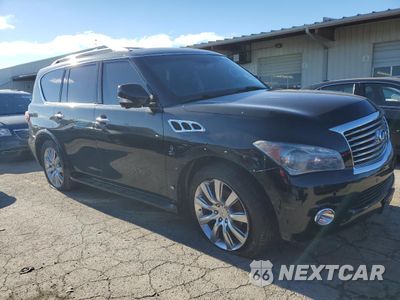 Czwarte zdjęcie samochodu z boku: 2014 INFINITI QX80 VIN:JN8AZ2NE0E9068526 - miniatura