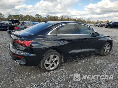 Trzecie zdjęcie samochodu z tyłu: 2023 AUDI A3 PREMIUM VIN:WAUAUDGY8PA038721 - miniatura