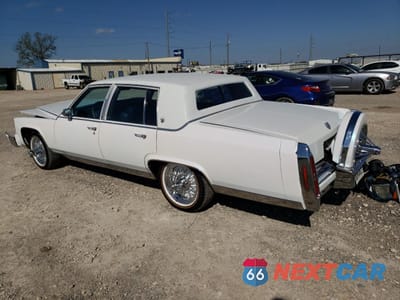 Drugie zdjęcie samochodu z przodu: 1984 CADILLAC FLEETWOOD BROUGHAM VIN:1G6AW6986E9075693 - miniatura