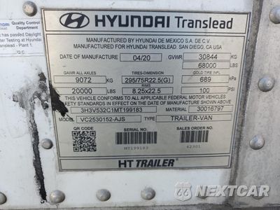 Zdjęcie 10 z 10 samochodu: 2021 HYUNDAI TRANSLEAD VIN:3H3V532C1MT199183 - miniatura