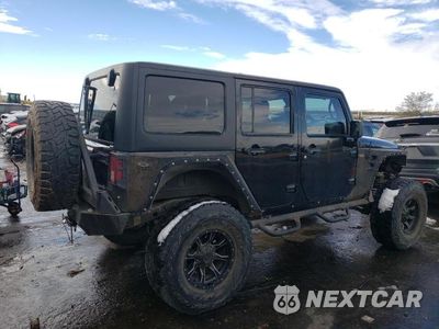 Trzecie zdjęcie samochodu z tyłu: 2014 JEEP WRANGLER UNLIMITED SPORT VIN:1C4BJWDG1EL145442 - miniatura