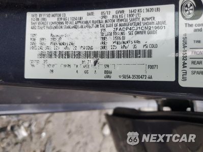 Zdjęcie 12 z 13 samochodu: 2012 FORD FIESTA SEL VIN:3FADP4CJ1CM219601 - miniatura
