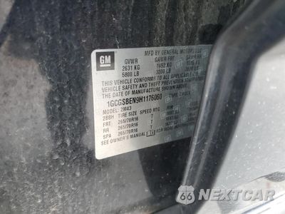Zdjęcie 14 z 14 samochodu: 2017 CHEVROLET COLORADO VIN:1GCGSBEN9H1176060 - miniatura