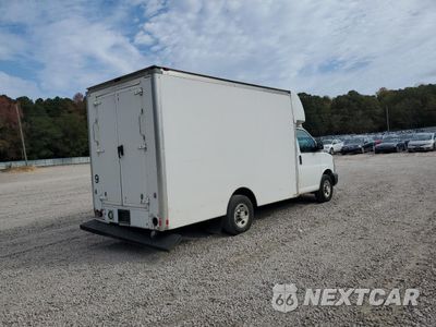 Trzecie zdjęcie samochodu z tyłu: 2022 CHEVROLET EXPRESS G3500 VIN:1GB0GRFF6G1186065 - miniatura