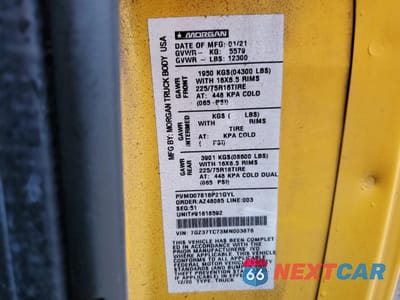 Zdjęcie 13 z 13 samochodu: 2021 GMC SAVANA CUTAWAY G3500 VIN:7GZ37TC73MN003876 - miniatura