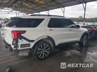 Trzecie zdjęcie samochodu z tyłu: 2020 FORD EXPLORER ST VIN:1FM5K8GC2LGC20813 - miniatura