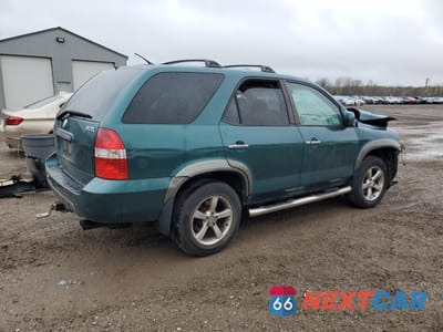 Trzecie zdjęcie samochodu z tyłu: 2002 ACURA MDX TOURING VIN:2HNYD18682H001105 - miniatura