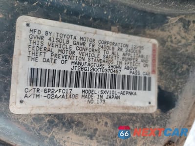 Zdjęcie 15 z 15 samochodu: 1996 TOYOTA CAMRY DX VIN:JT2BG12KXT0370457 - miniatura