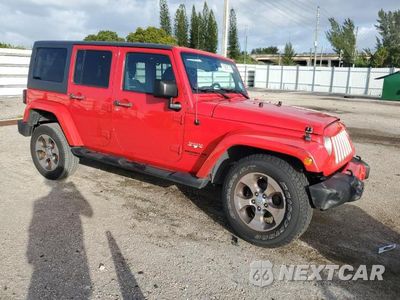 Czwarte zdjęcie samochodu z boku: 2017 JEEP WRANGLER UNLIMITED SAHARA VIN:1C4BJWEG7HL520625 - miniatura
