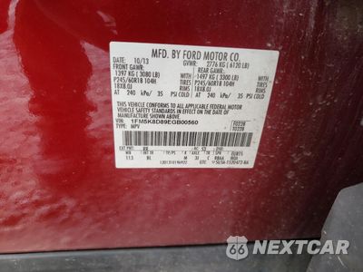 Zdjęcie 14 z 14 samochodu: 2014 FORD EXPLORER XLT VIN:1FM5K8D89EGB00560 - miniatura