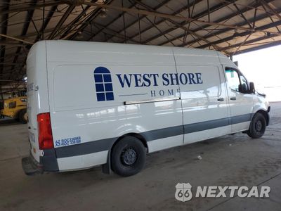 Trzecie zdjęcie samochodu z tyłu: 2022 MERCEDES-BENZ SPRINTER 2500 VIN:W1Y4DCHY3NT090389 - miniatura