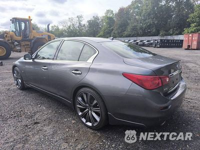 Drugie zdjęcie samochodu z przodu: 2014 INFINITI Q50 BASE VIN:JN1BV7ARXEM683392 - miniatura