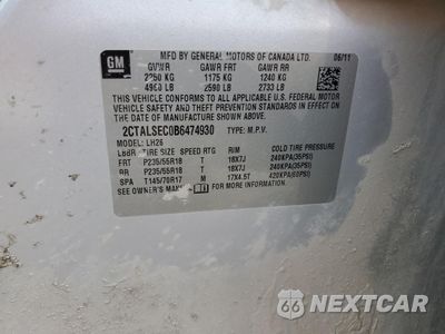 Zdjęcie 13 z 13 samochodu: 2011 GMC TERRAIN SLE VIN:2CTALSEC0B6474930 - miniatura