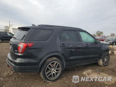Trzecie zdjęcie samochodu z tyłu: 2016 FORD EXPLORER SPORT VIN:1FM5K8GT5GGB20341 - miniatura