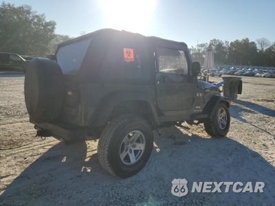 Trzecie zdjęcie samochodu z tyłu: 2006 JEEP WRANGLER X VIN:1J4FA39S46P741680 - miniatura
