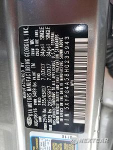 Zdjęcie 14 z 14 samochodu: 2017 KIA SORENTO LX VIN:5XYPG4A58HG235943 - miniatura
