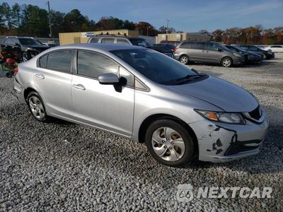 Czwarte zdjęcie samochodu z boku: 2014 HONDA CIVIC LX VIN:19XFB2F54EE014811 - miniatura