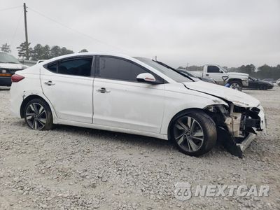 Czwarte zdjęcie samochodu z boku: 2017 HYUNDAI ELANTRA SE VIN:5NPD74LF0HH139211 - miniatura