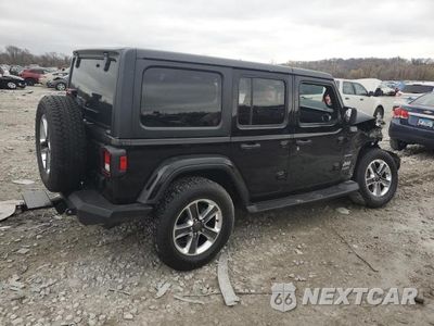 Trzecie zdjęcie samochodu z tyłu: 2018 JEEP WRANGLER UNLIMITED SAHARA VIN:1C4HJXEG4JW141263 - miniatura