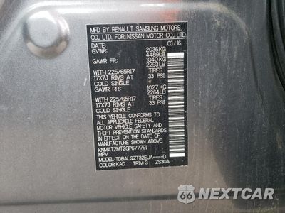 Zdjęcie 13 z 13 samochodu: 2016 NISSAN ROGUE S VIN:KNMAT2MT2GP677791 - miniatura